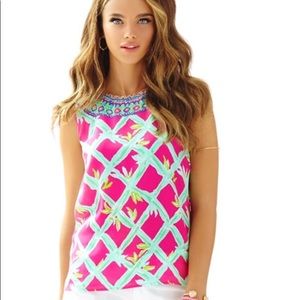 Lilly Pulitzer Iona Shell Top